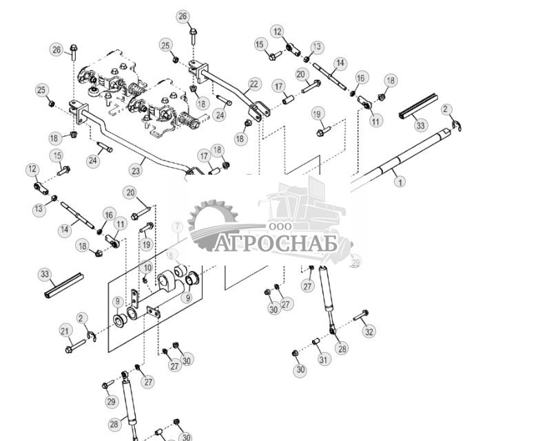 Тяговая система рулевого механизма ( - 192799) - ST2401 136.jpg